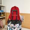 Einfarbiger Studenten-Schulrucksack Damen Rucksack mit großer Kapazität
