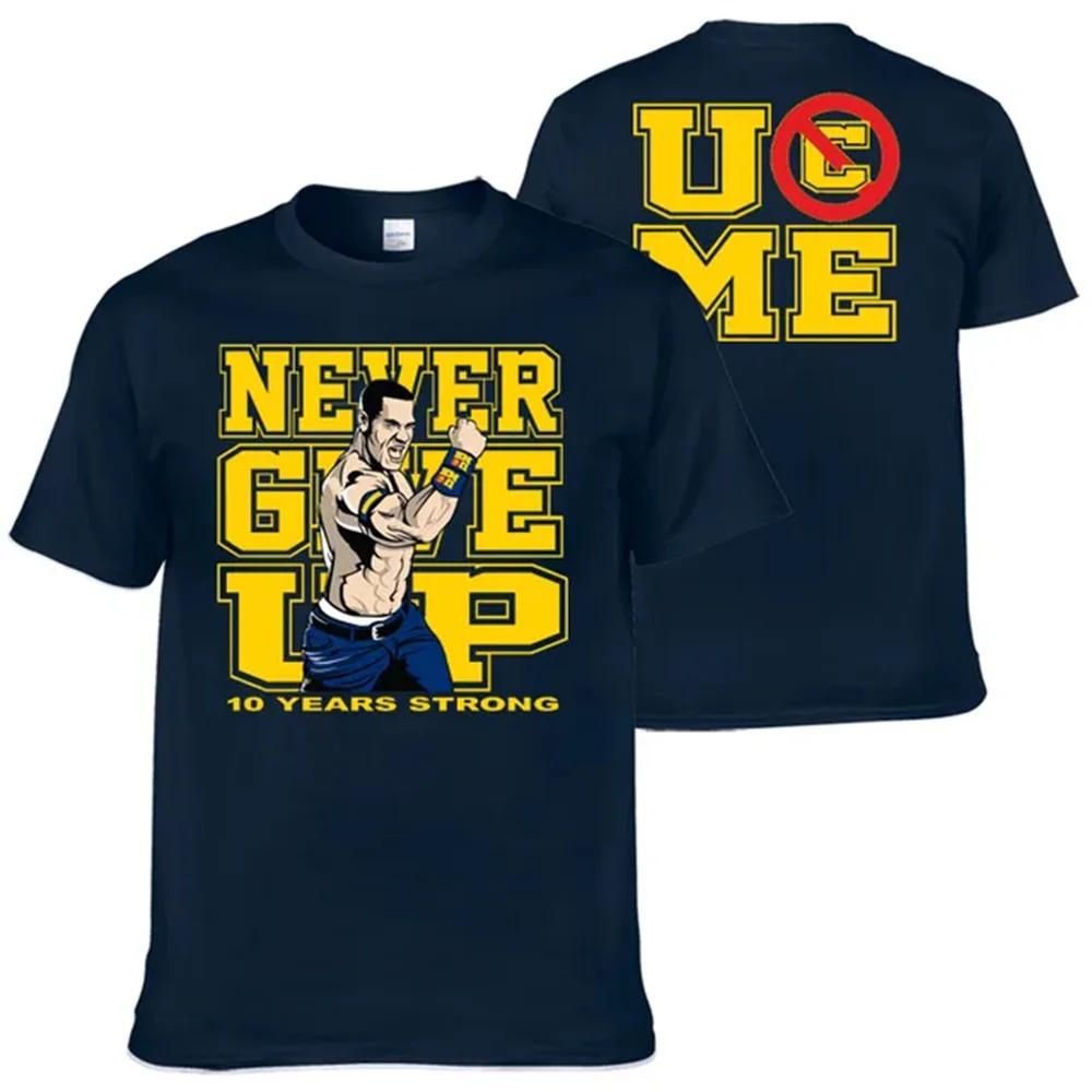 

25 Лето/Осень Спорт на открытом воздухе Фитнес Забавная борьба Харадзюку Мужская футболка Повседневная футболка с круглым вырезом Оверсайз с коротким рукавом 3XL