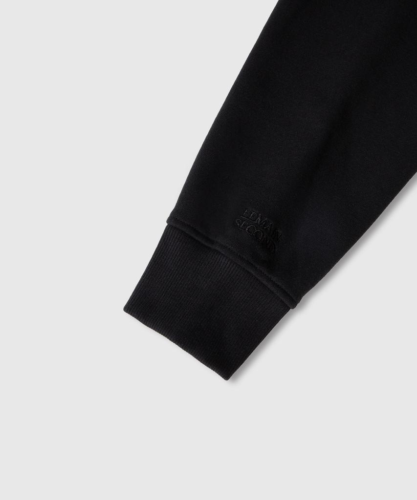 Lemain Second 2Way Oversized Sweat Zip-Up [Black]
