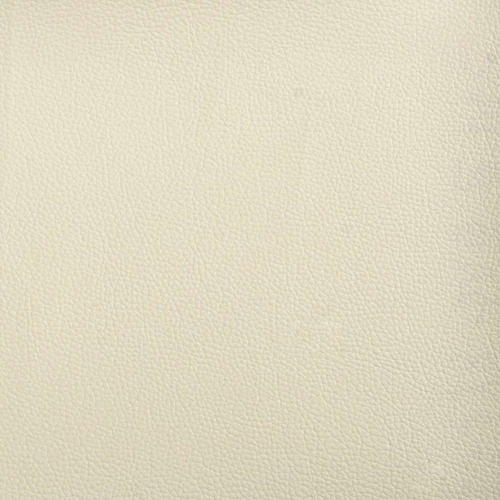Sofá de 2 Lugares Creme 180 x 81 x 84 cm Couro Sintético