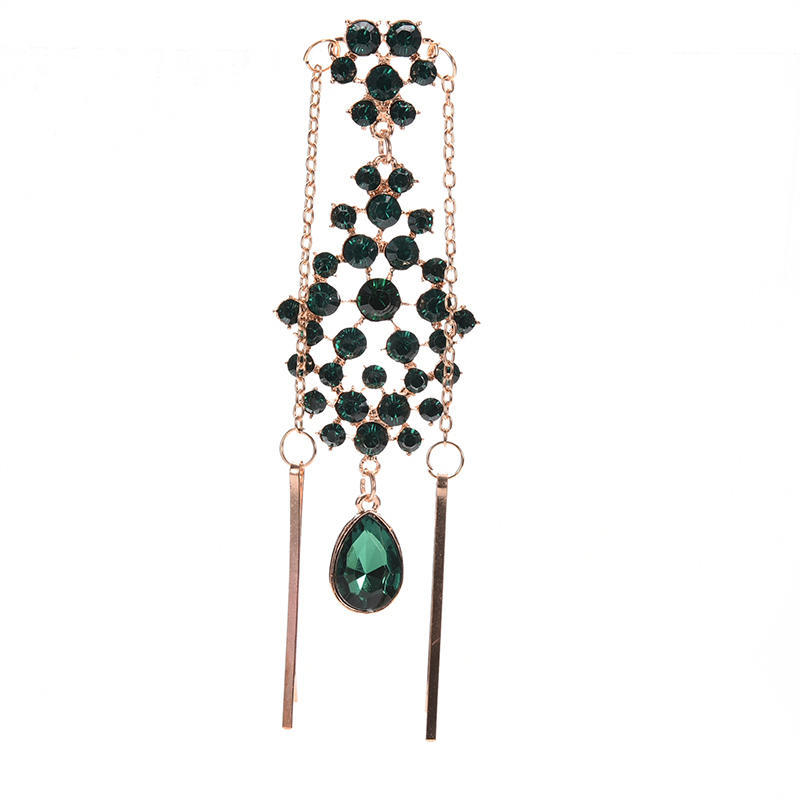 Frauen Haar Clip Perlen Blume Tropfen Haar Pins Stirn Schmuck Haar Clip Haarnadeln