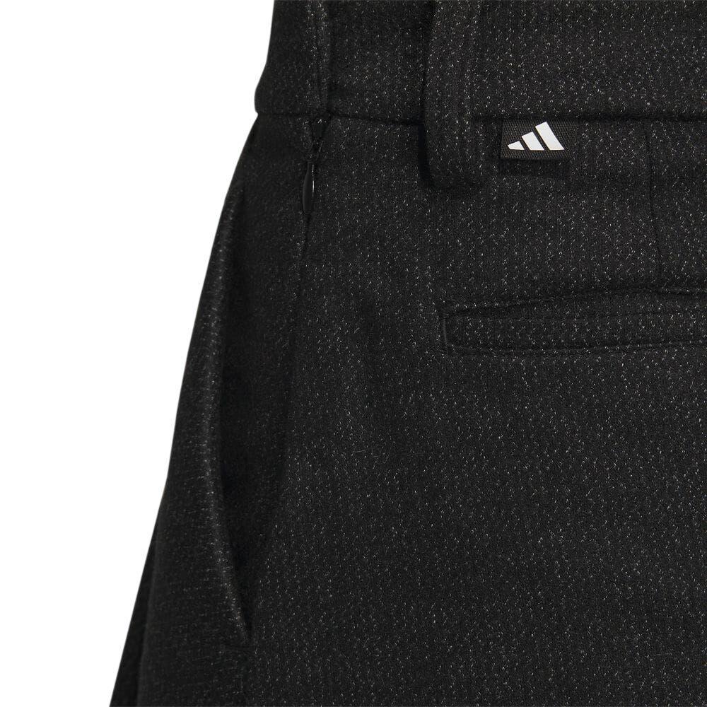 adidas Golf Fashion Sports Solid Color Textured Front Pleated Casual Skirt Women Skirts Black HZ6099