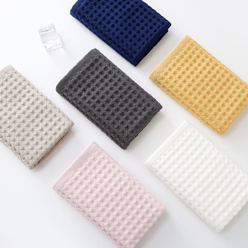 Premium Japanese Cotton Honeycomb Face Wash Towel - Breathable & Absorbent