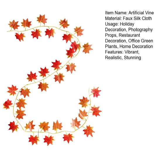 Artificial Ivy Garlands 90.5 Inch Realistic Faux Vine with Leaves Fake Hanging Plants Decoration for Bedroom Indoor Outdoor Garden Wall Decor