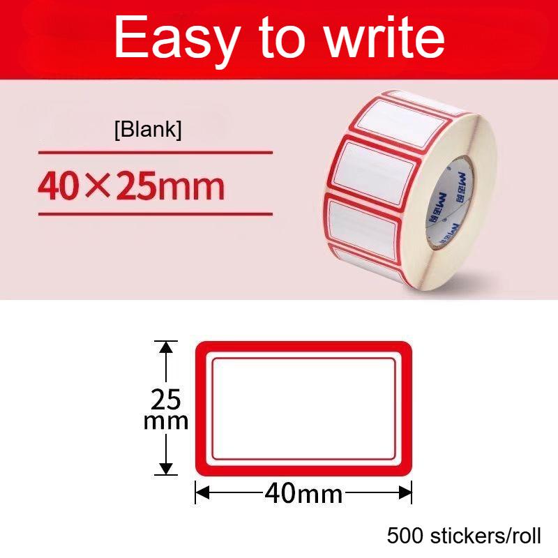 500pcs Freezing Labels - No Residue Peel & Stick, Waterproof & Oil-Resistant - Freezer, Fridge, Pantry, Kitchen Organization