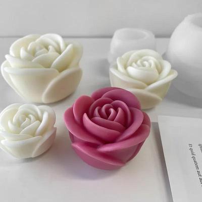 2026 Stampo in Silicone per Candele Fiore 3D Fiore di Peonia Sapone Gesso Resina Stampo per Colata Fai da Te Cioccolato Torta Strumento di Cottura Regalo di Matrimonio