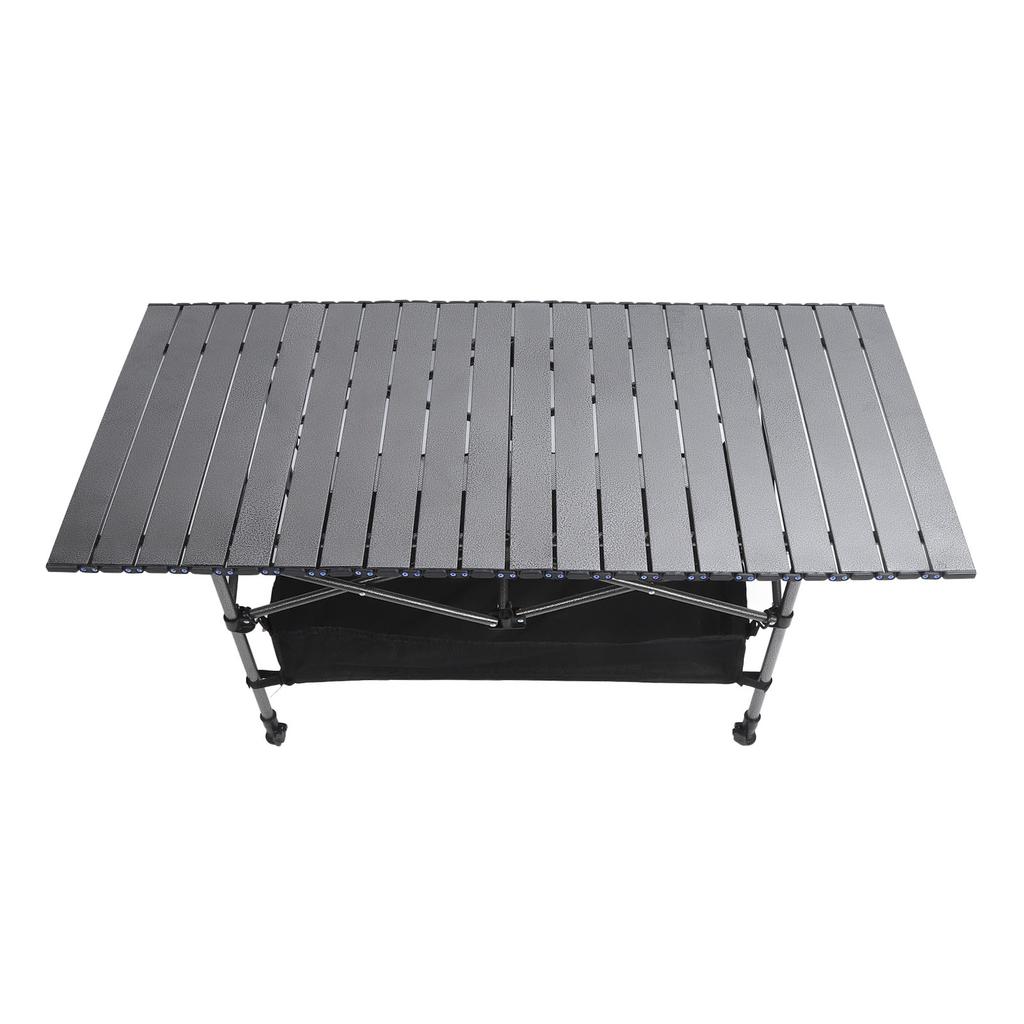 Outdoor Compact Folding Table Carbon Steel Multifunctional Portable Camping Table