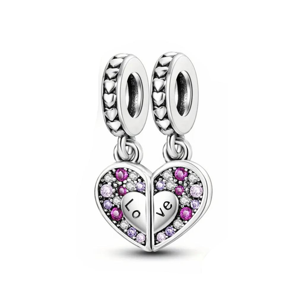 New Copper Charm Fit Original Bracelet Accessories Women Jewelry Valentine'S Day Gift Series Gloves Wedding Cake