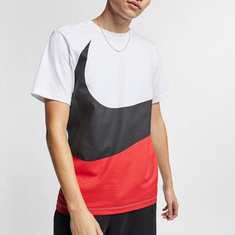 Nike Sports Pullover Crew Neck Short Sleeve T-Shirt Men Tops White CK9586-103