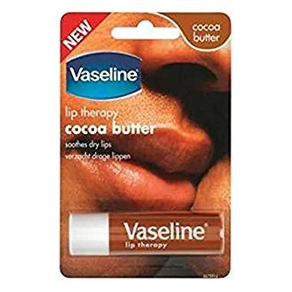 Vaseline Lip Therapy 2-Pack Cocoa Butter Vaseline Lip Therapy Stick with Petroleum Jelly - 2 Pack (Cocoa