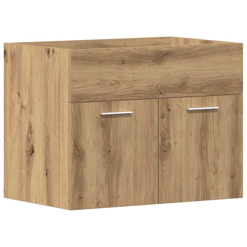 Artisan Oak Bathroom Vanity Cabinet 60 X 38.5 X 46 Cm