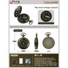 Outdoor Pocket Watch Compass Compass Mountaineering Adventure Equipment Flip Compass High Precision