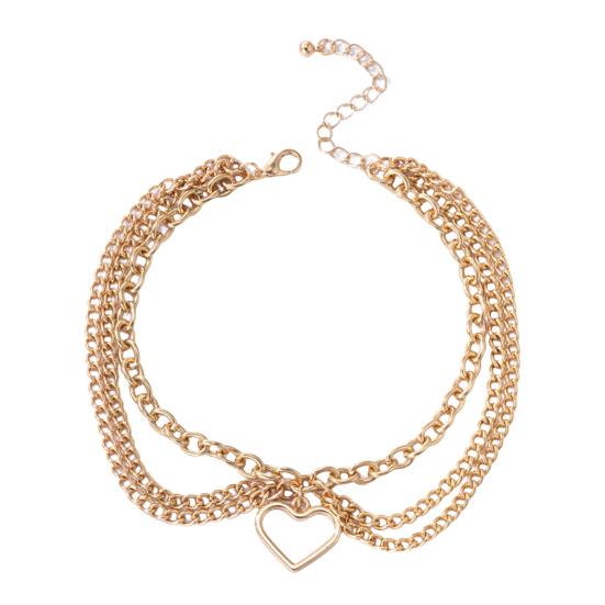 Modny łańcuszek na kostkę rozszerzona geometryczna kreatywna damska bransoletka na kostkę