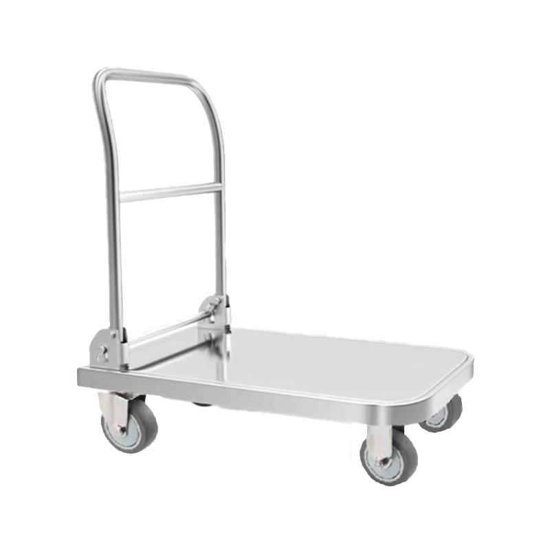 Foldable 201 Stainless Steel Platform Cart