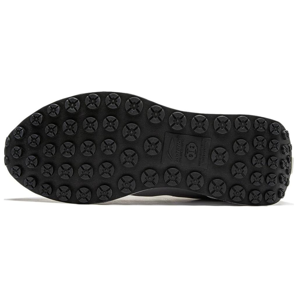 Li Ning Sports Life Collection 70s Heritage Cushioning Slip Resistant Low top Casual Shoes Men's White Gray AGCU177-3