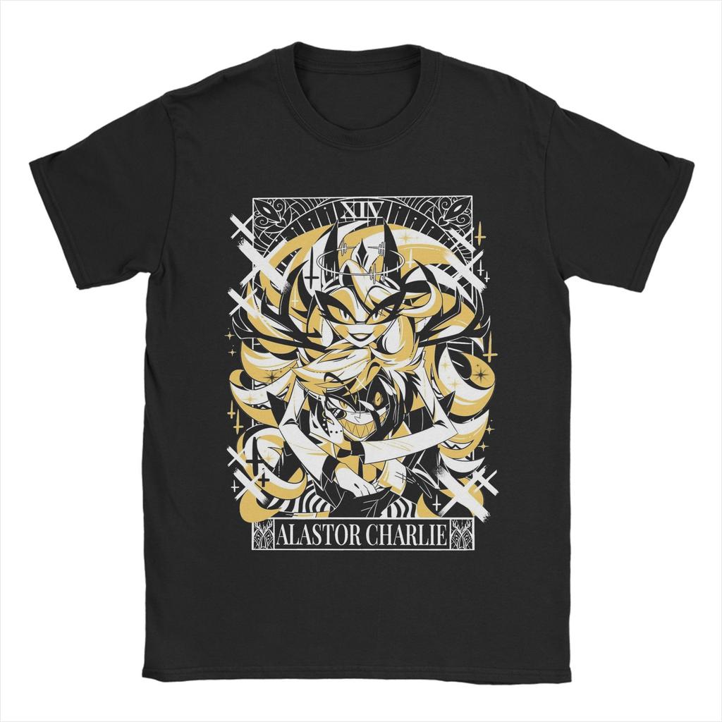 Hazbins Hotels Huskerdust Valentine T-Shirt Men Women  Humorous 100% Cotton Tee Shirt O Neck Short Sleeve T Shirt Original Tops