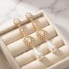 Zinc Zinc Alloy Pearl Drop Earrings Vintage Dangle Earrings Elegant Teardrop Earrings  Dating