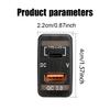 Type-C USB Charger Adapter&Voltmeter for Toyota Tacoma 4Runner Tundra RAV4 Landcruiser 75 76 78 79 100 Hilux Prado 120 HIACE