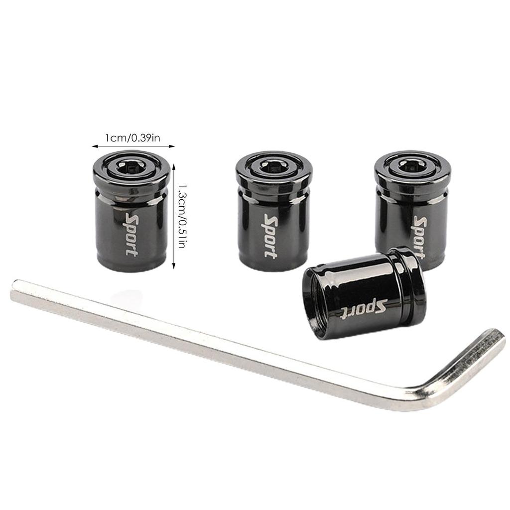 Anti-Theft Tire Valve Caps | 4 Pcs Universal Wheel Valve Stem Cover,Tire Valve Cover