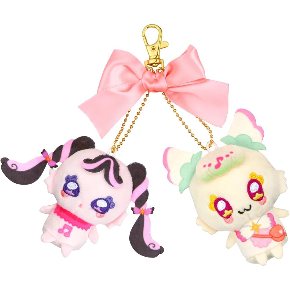 

Bandai Kimi to Idol Precure Plush Toy Set with Pururun and Meloron Mascots
