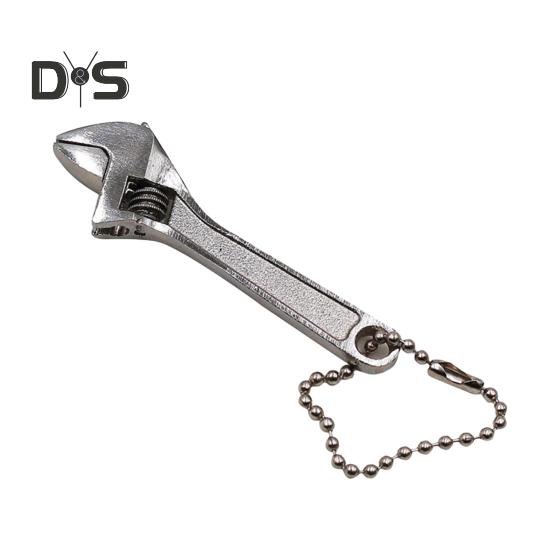 

1/2 шт. Мини-разводной гаечный ключ, компактный дизайн, портативный, удобный для переноски, широко используемый крошечный гаечный ключ, гаечный ключ, инструменты 1pc серебряный