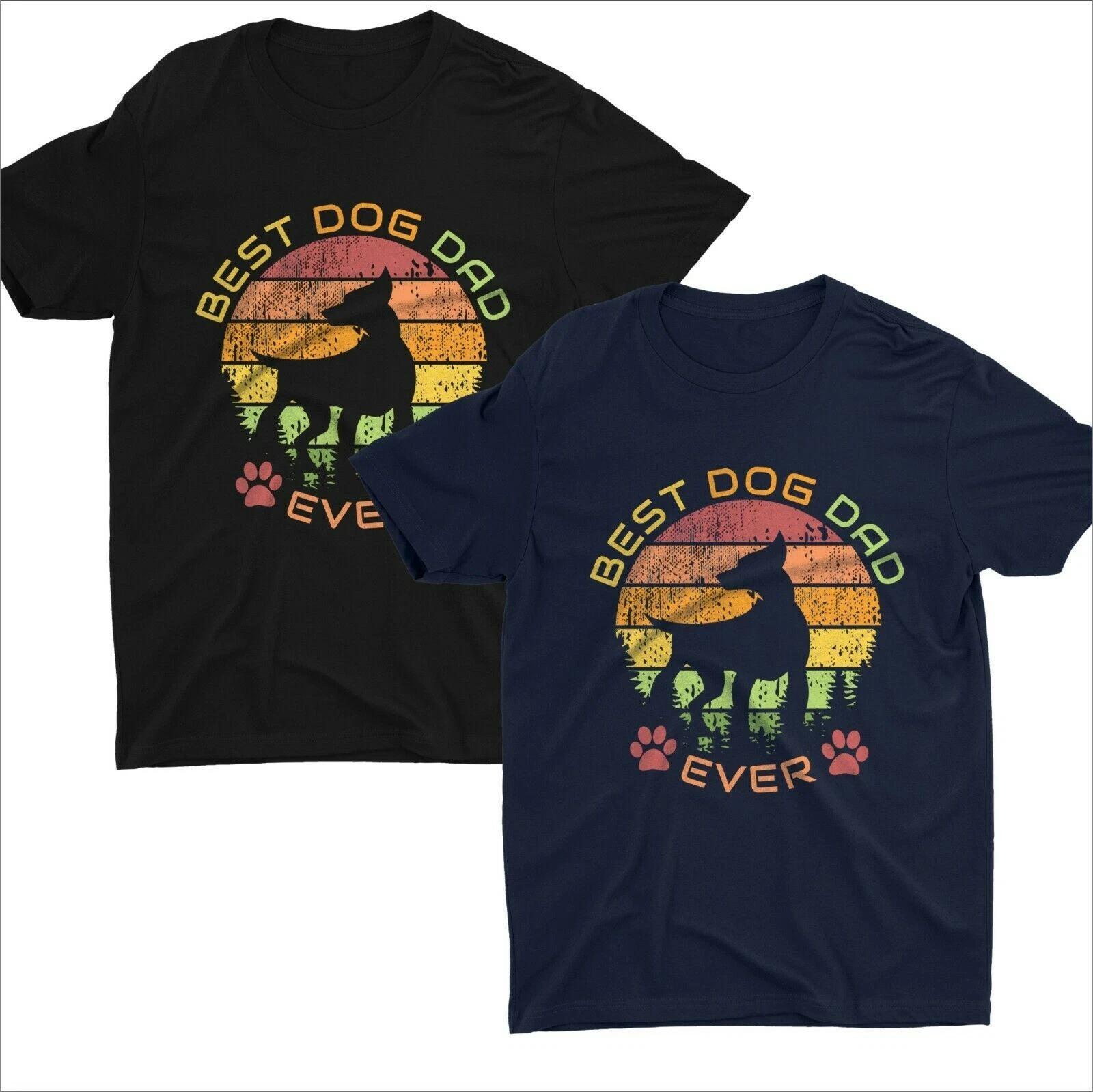 Best Dad Ever T-Shirt Vintage Fathers Day Retro Grandad Dad Adults Printed T Top 3XL