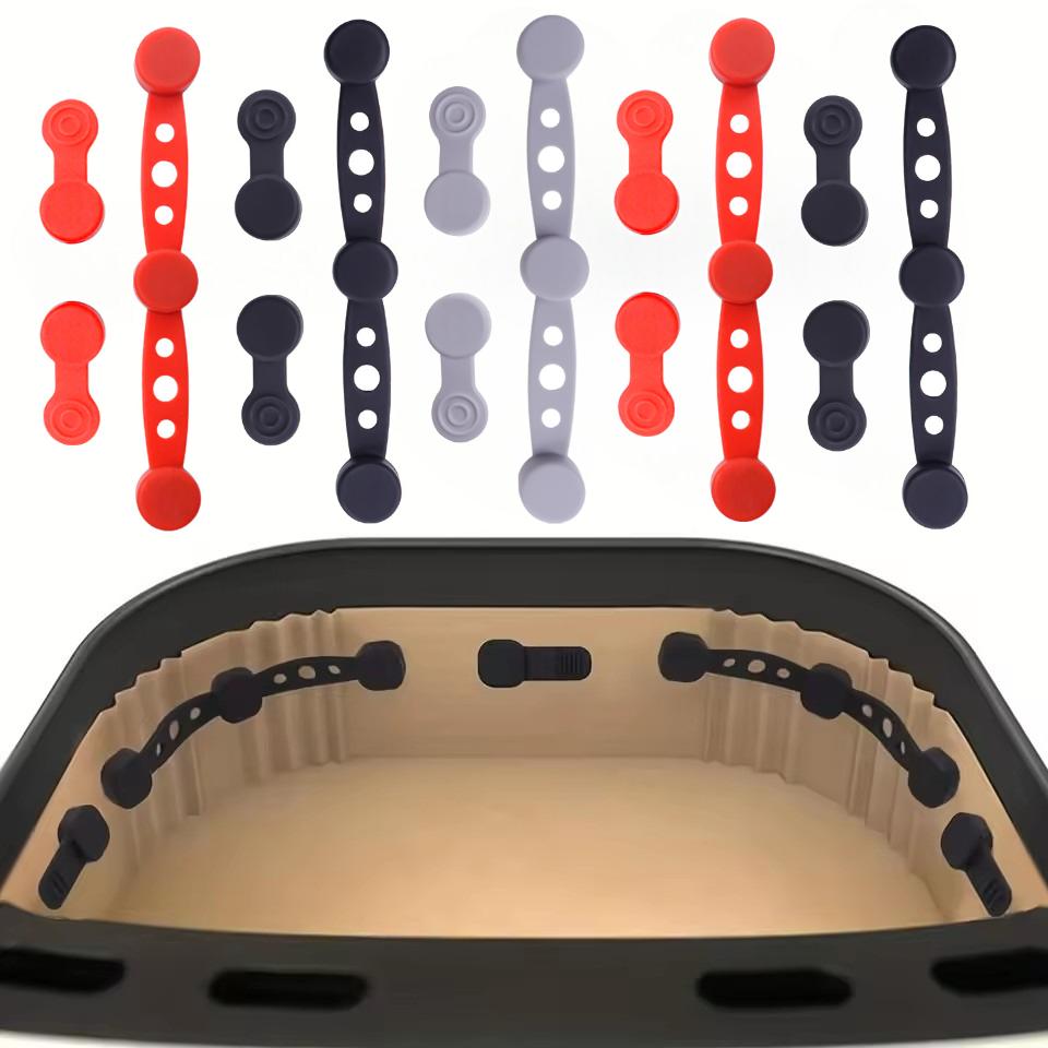 1 Set Magnetic Silicone Buckles for Air Fryer Non-Stick Parch Clips, Magnetic Fasteners, Compatible with /Air Fryer Ovens
