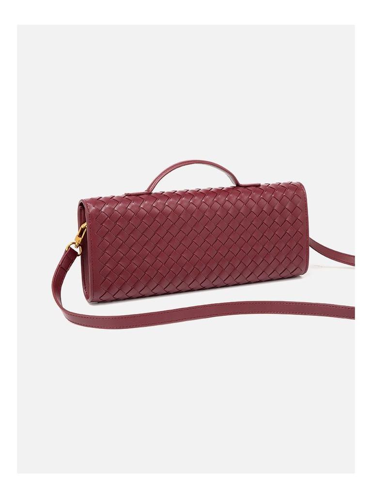 2025 Autumn/Winter High-End Crossbody Woven Clutch: Versatile Evening Baguette Shoulder Bag