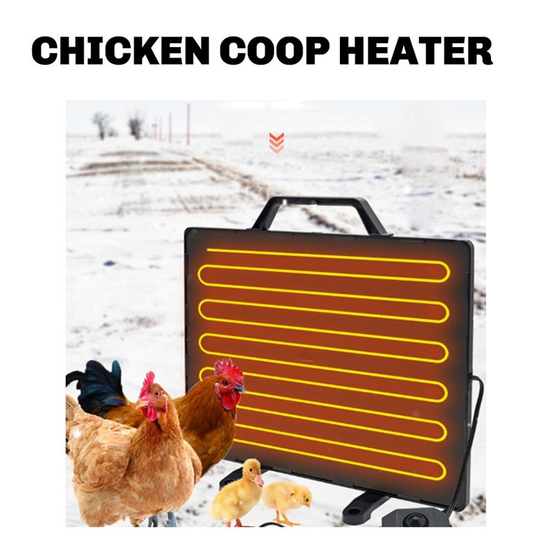 

WON Thermostatic Chicken Coop Heater 160W Poultry Heating Panel 0-99℃ Temperature Farm Radiant Heating Board EU Plug