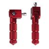 8mm Universal Pedals Folded Footrest Footpeg Compatible For Motorcycles Bicycles Electric Vehicles Mopeds Karts Scooters Parts
