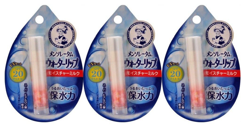 

Ментолатум Водный бальзам для губ Увлажняющее молочко 4,5 г 3 шт.