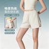 Damen Schnelltrocknende Atmungsaktive Sportshorts Lockerer Schnitt Laufen Yoga Fitness Alle Jahreszeiten