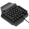One Handed Gaming Keyboard 39 Keys Luminous Ergonomic Design Anti Slip Waterproof USB Mechanical Keyboard