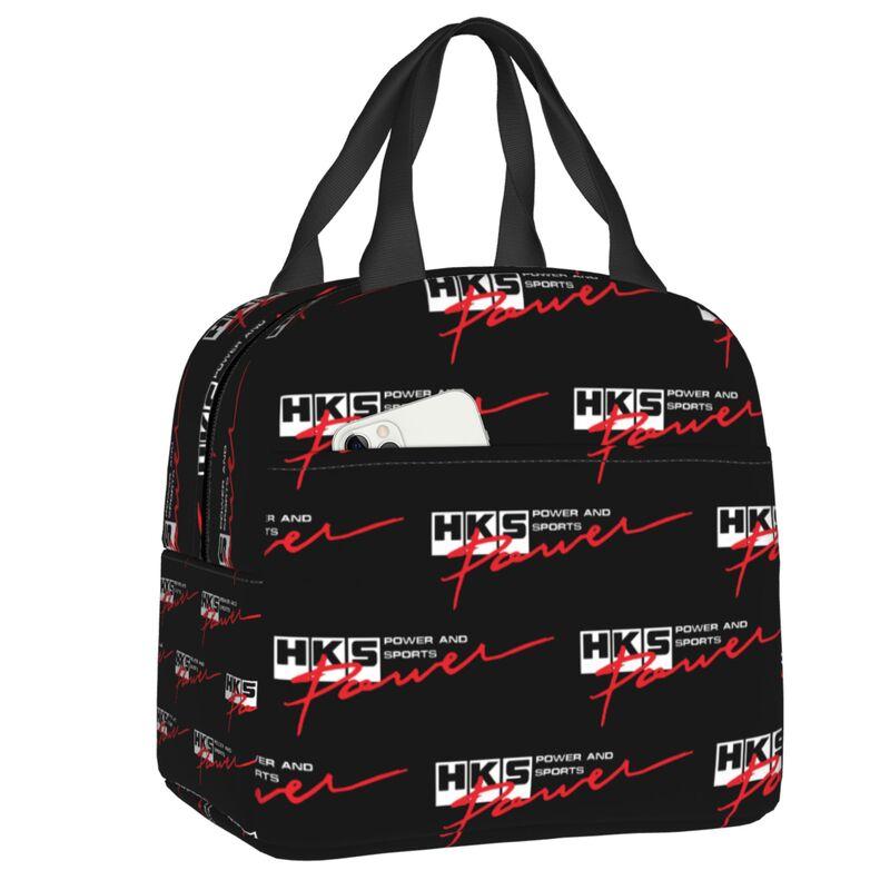 Custom H-HKSES CLK Insulated Lunch Tote Bag for Women Portable Thermal Cooler Food Lunch Box Kids School Children