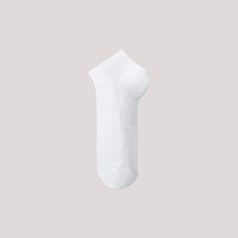 Men's Breathable Mesh Summer Boat Socks - Deodorant, Sweat-Absorbent, Casual & Business Styles