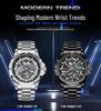 Mark Fairwhale Waterproof Luminous Double-Sided Skeleton Automatic Mechanical Watch