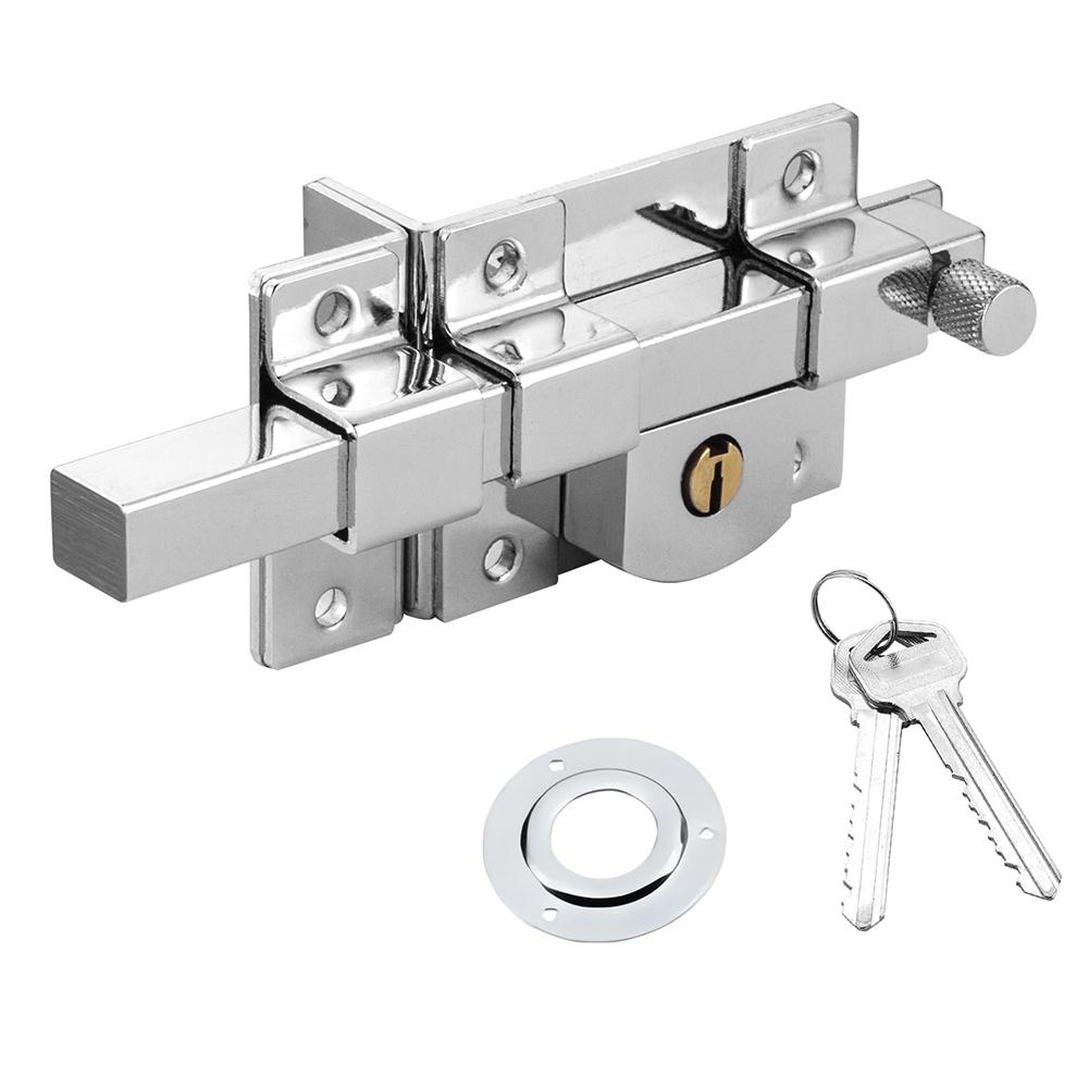 Fence Gate Latch Slide Bolt Lock  Anti-Theft Door Lock Mechanical Latch Lock Heavy Duty Outdoor Doors Shed Barn Door Hardware