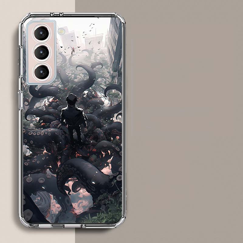 Chainsaw Man Yoshida Phone Case For Samsung Galaxy S25 Edge S24 S23 FE S21 S20 S10 Plus S22 S26 Ultra Cover Clear Cases TPU Capa