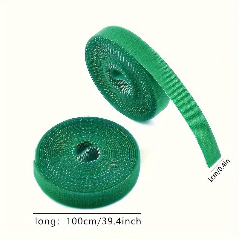 

2 Rolls Heavy-Duty Adjustable Garden Cable Ties Reusable, Strong Grip Plant Support 2 rolls