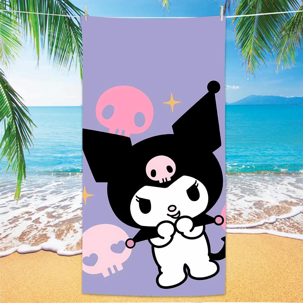 New Printed Beach Towel Stitch Kulomie Beach Towel Children'S Cartoon Towel Cloth