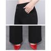 Elegant Long Office Lady 2022 Summer High Waist Women's Wide Leg Capris Suit Pants for Women Skinny Flare Pants Woman Trousers