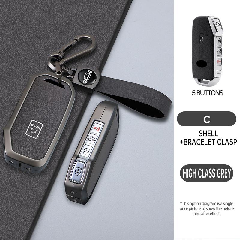 3/4/5 Buttons Key Cover Car Key Case for KIA Sportage Ceed Sorento Cerato KX5 KX-CROSS Forte K3 K5 K8 Ray Opatima Soul Telluride