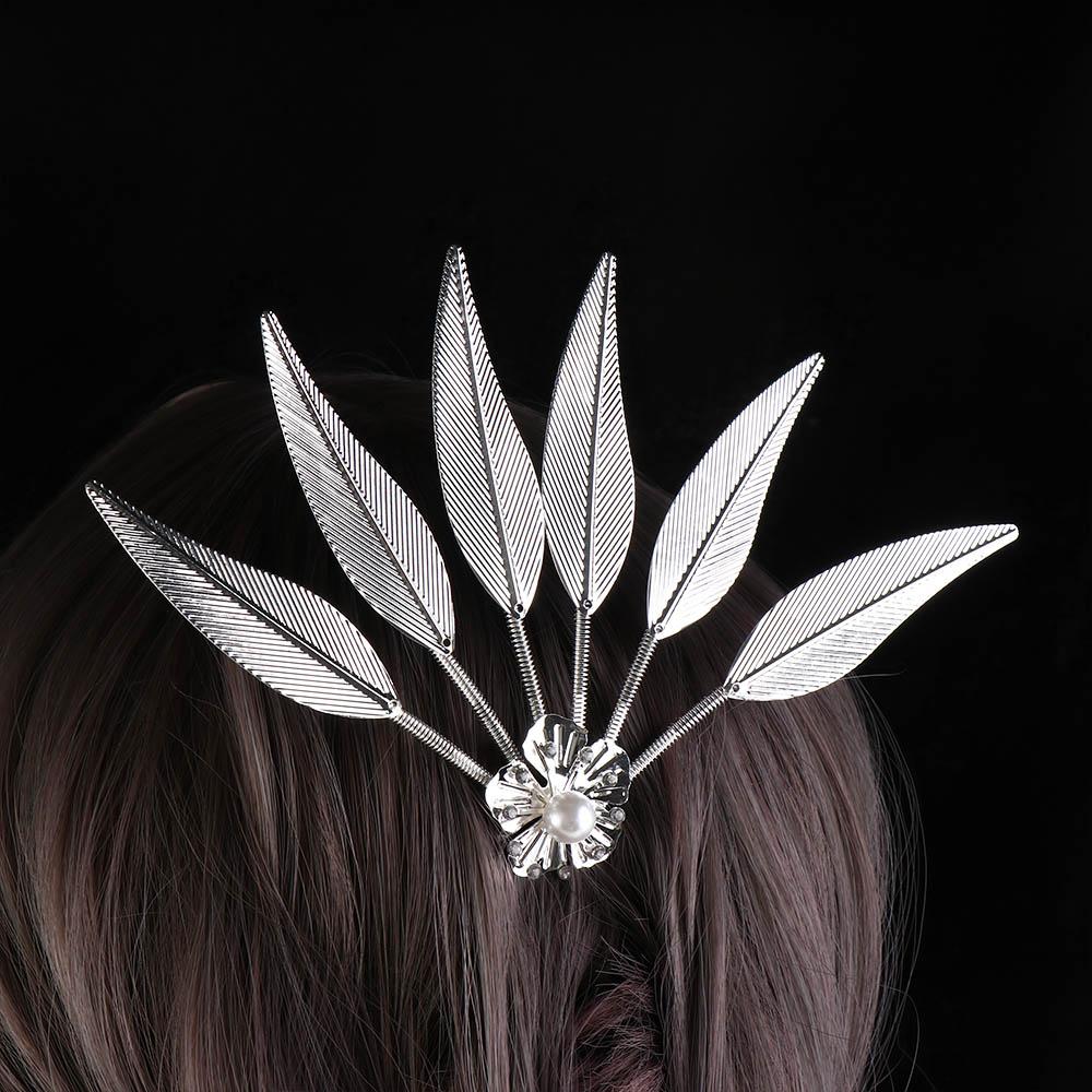 Ancient Hanfu Headwear Metal Hair Sticks Ancient Style Headwear U Shape Hairpin Thai Headdress