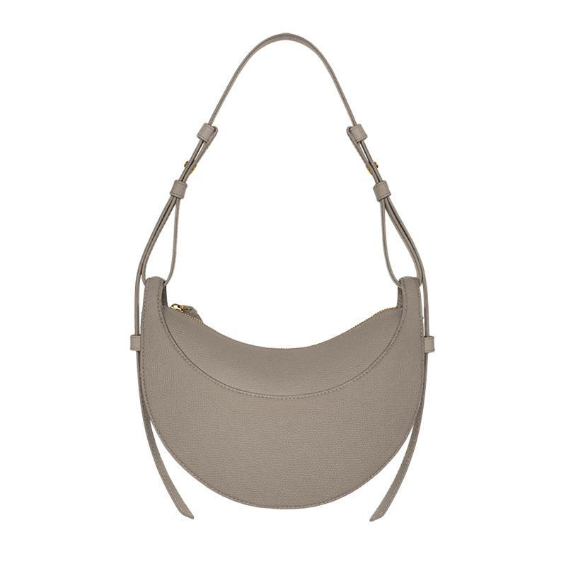 Borsa a Mezzaluna, Design di Nicchia, Borsa a Spalla Singola a Tracolla, Borsa a Sella in Pelle da Sottobraccio