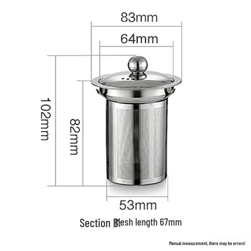 Stainless Steel Tea Strainer Mesh Separator for Teapots