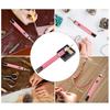 Thread Burning Pen Kit Rechargeable for Jewelry Making Beading Leather Craft Sewing Weaving Stringing Portable Digital Display