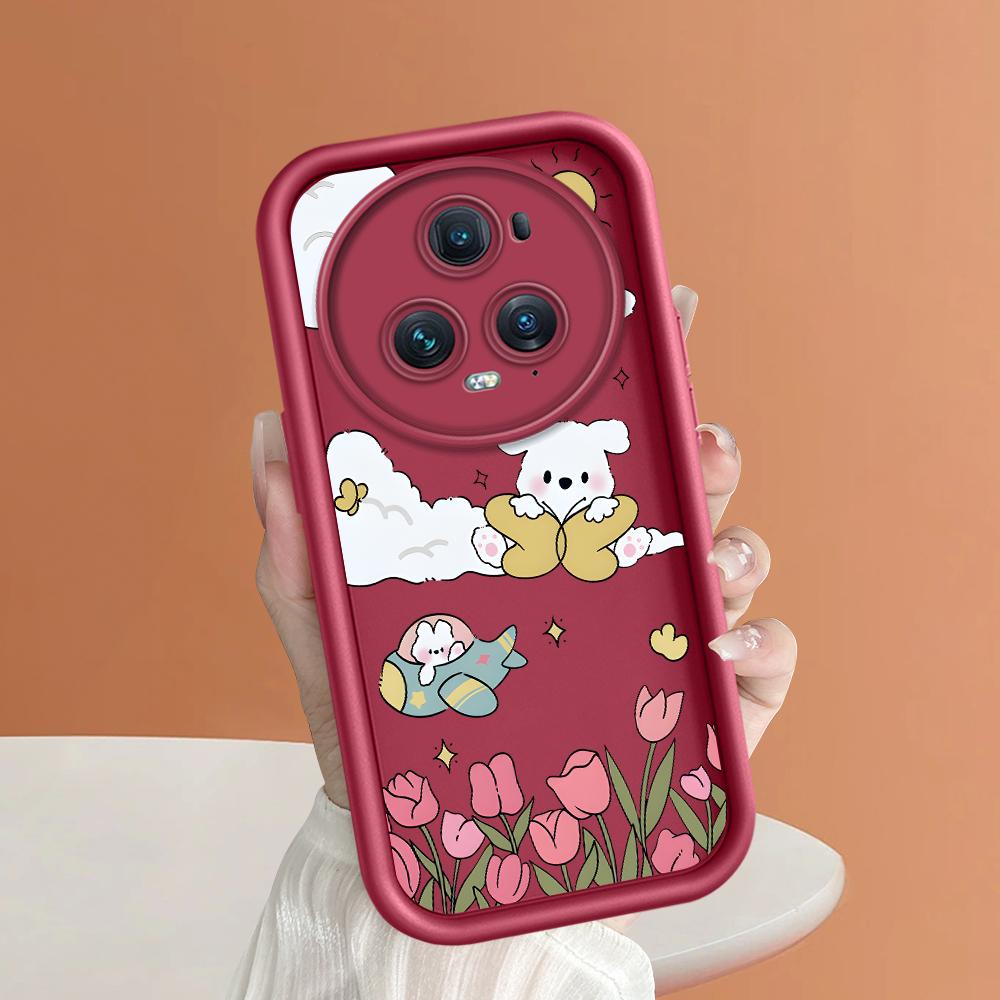 

Мягкий силиконовый квадратный чехол с рисунком лестницы для телефона, полное покрытие, противоударный защитный резиновый чехол для камеры для Huawei Honor Honor 20 темно-красного