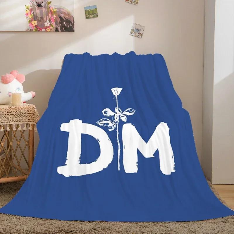 Coperte per divano per l'inverno A-Depeche A-Mode Personalizzate King Size Calde per Ginocchia Letto Pile Campeggio Morbide Soffici Coperte Microfibra Biancheria da letto