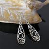 1 Pair Lady Fashion Earrings Retro Style Hollow Decoration Bohemia Ears Pendants Jewellery Presents Accessories Working