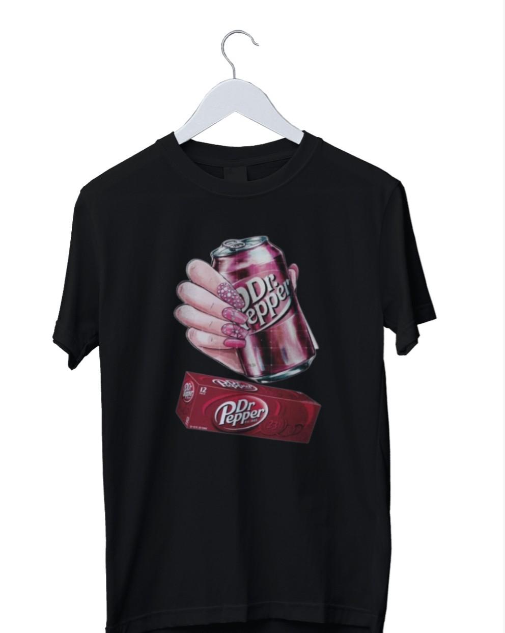 Dr Pepper Lover Graphic Print Mens T-Shirt S